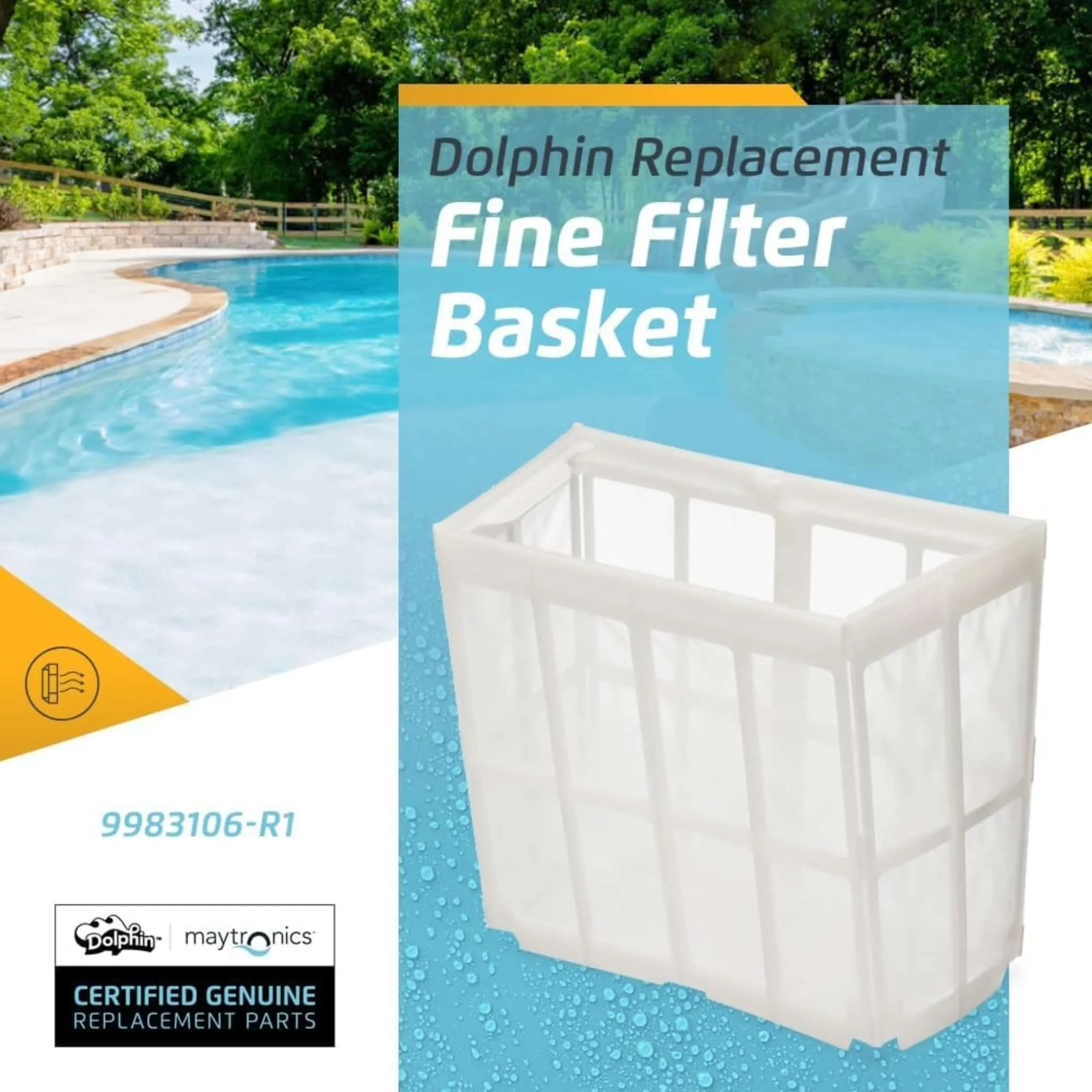 Maytronics Dolphin Rough Filter For Dolphin Pool Cleaners | 9983106-R1