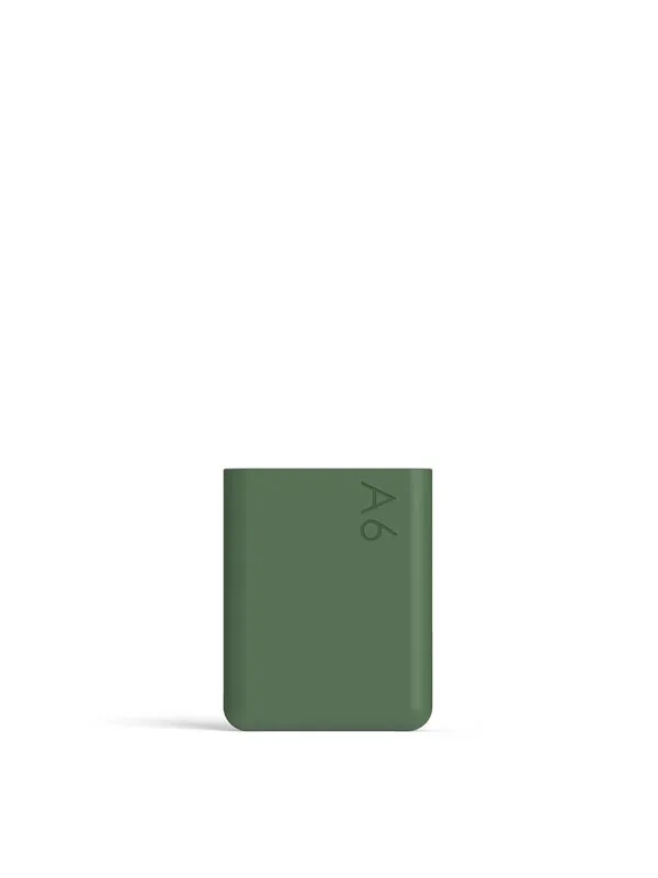 memobottle™ A6 Silicone Sleeve in Moss Green Color