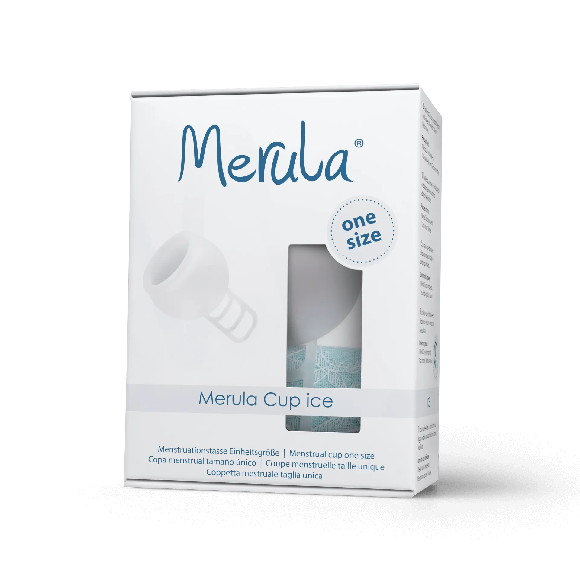 MERULA Menstrual Cup One Size - Ice (White)