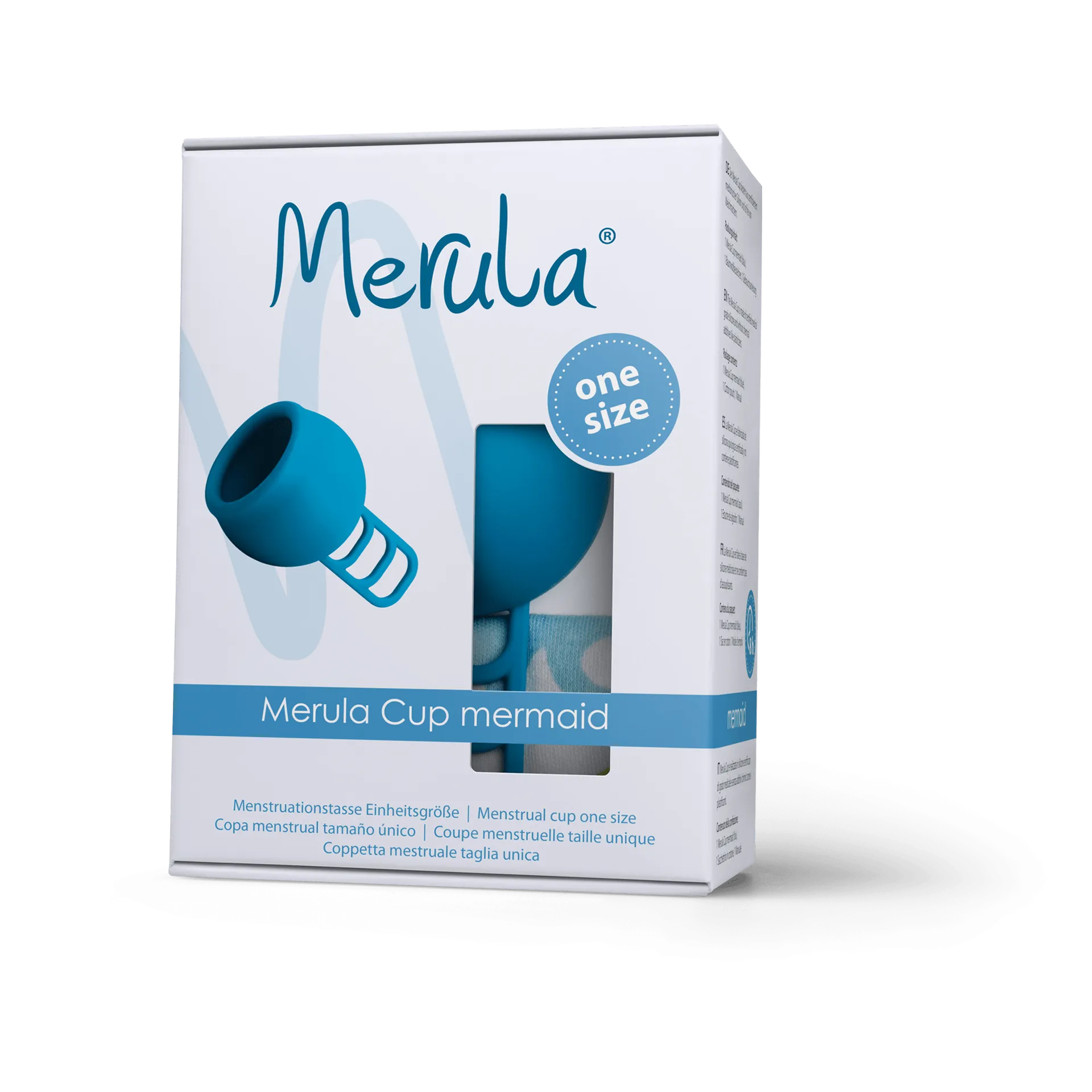 MERULA Menstrual Cup One Size - Mermaid (Blue)