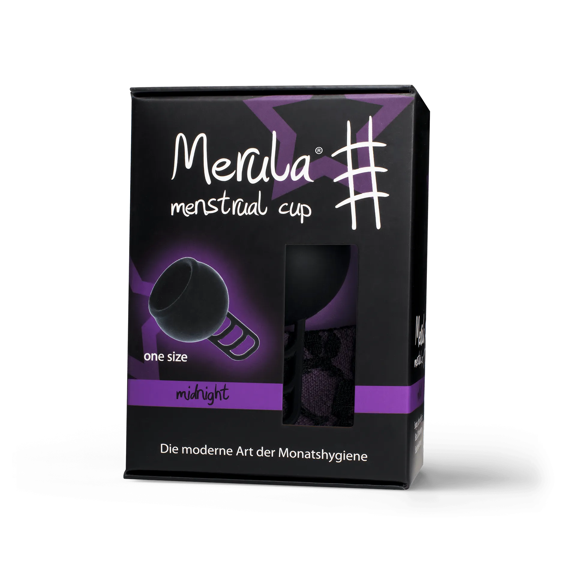 MERULA Menstrual Cup One Size - Midnight (Black)