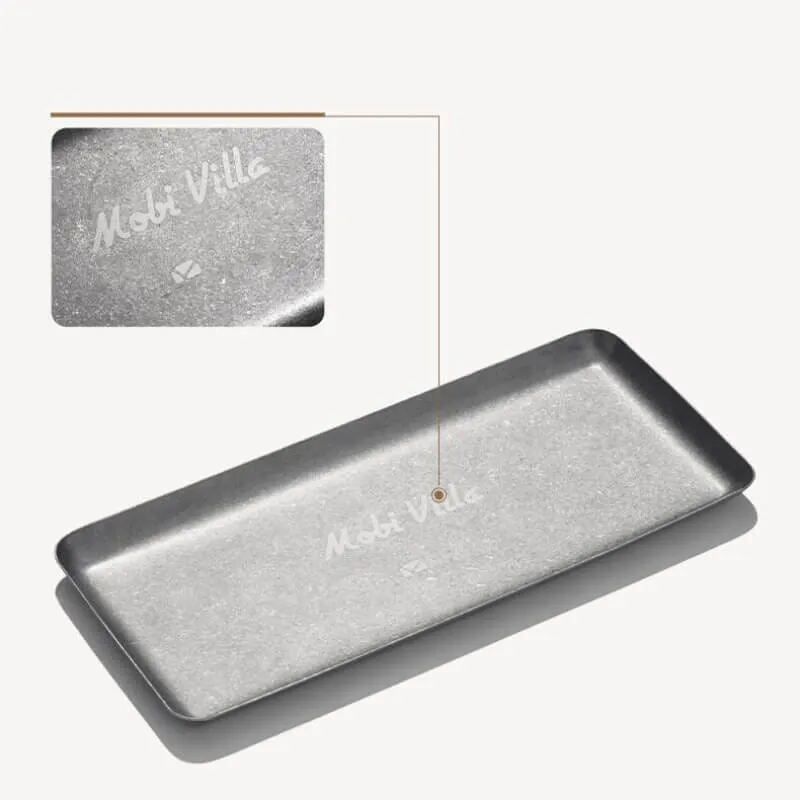 MOBI GARDEN Stainless Steel Food Tray