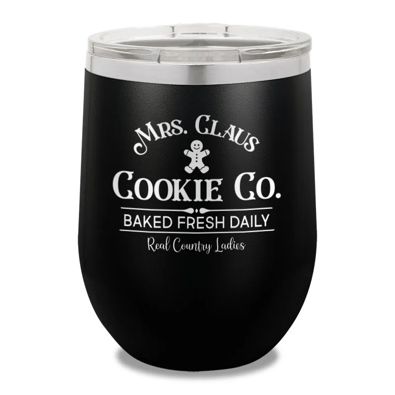 Mrs. Claus Cookie Company 12oz Stemless Wine Cup