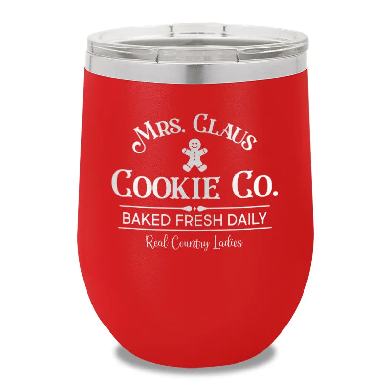 Mrs. Claus Cookie Company 12oz Stemless Wine Cup