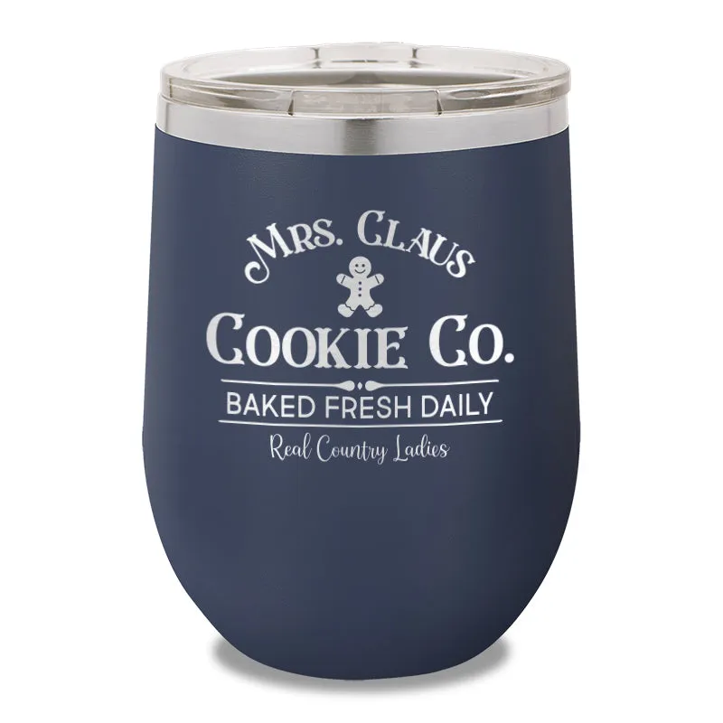 Mrs. Claus Cookie Company 12oz Stemless Wine Cup