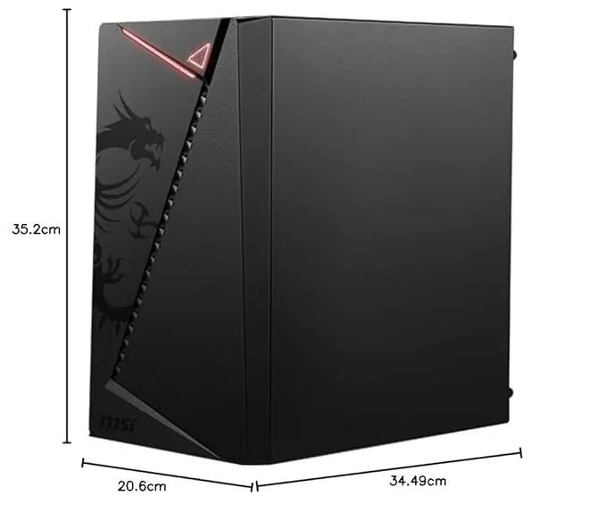 MSI Gaming PC Case MAG Shield M301 Micro-ATX Tower