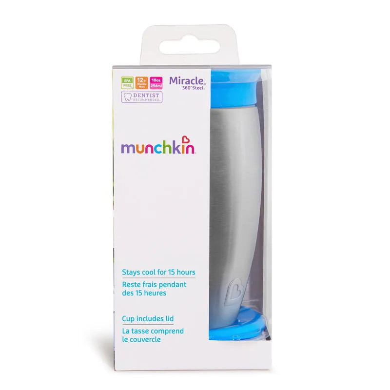 Munchkin Miracle Stainless Steel 360° Sippy Cup 10oz