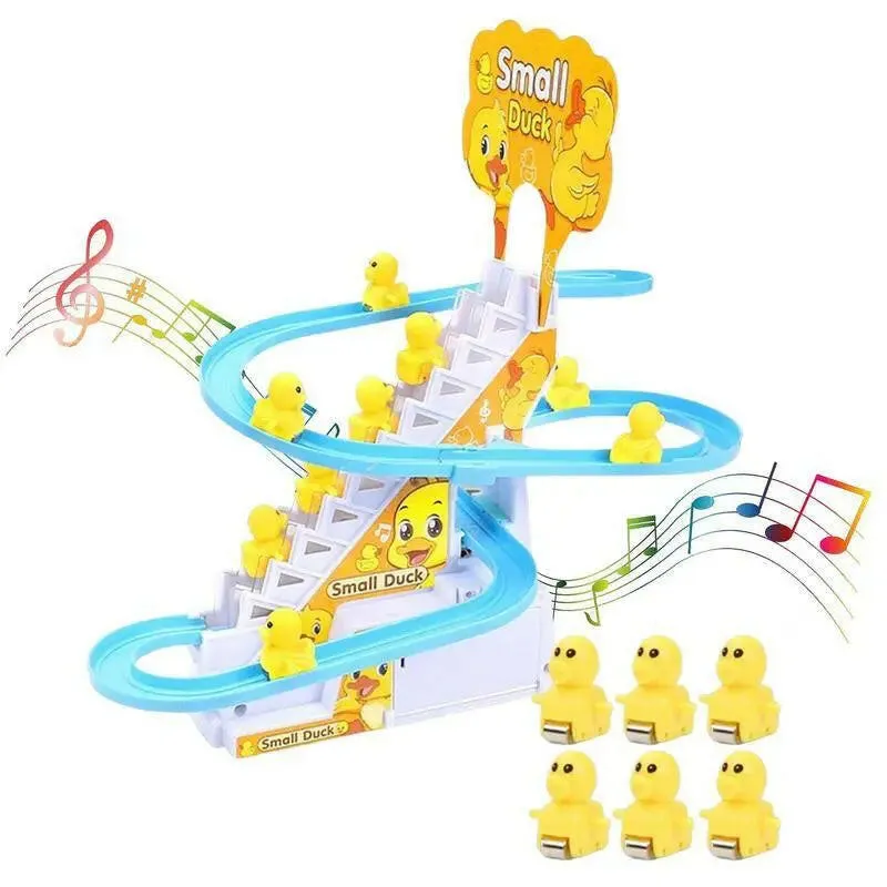 Musical Duck Track Set Toy for Babies - Light-Up Learning Fun