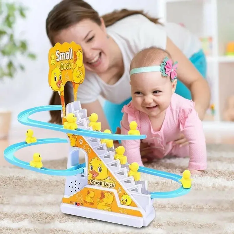 Musical Duck Track Set Toy for Babies - Light-Up Learning Fun