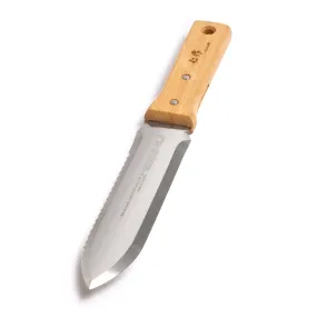 Nisaku NJP650 7.25 in. Blade Hori-Hori Japanese Stainless Steel Tomita Weeding Knife