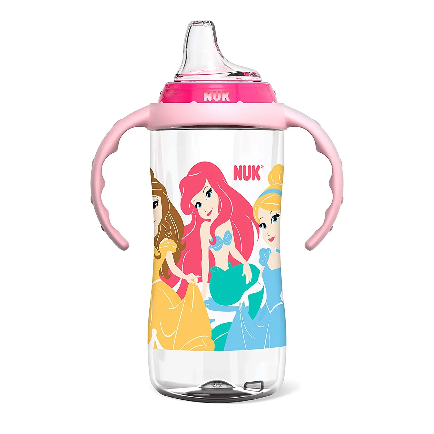 NUK Disney Large Learner Sippy Cup, Princess, 10 Oz, 2 Pack