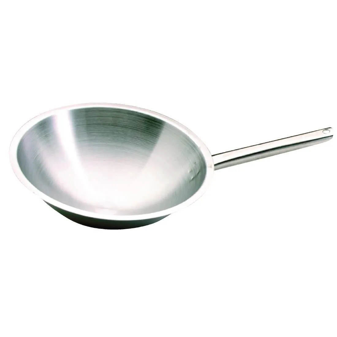 P481 Bourgeat Stainless Steel Tradition Plus Wok