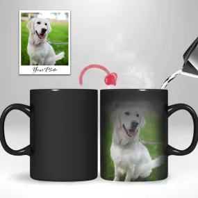 Personalized Custom Photo Mugs - Magic Heat Color Changing Coffee Mugs