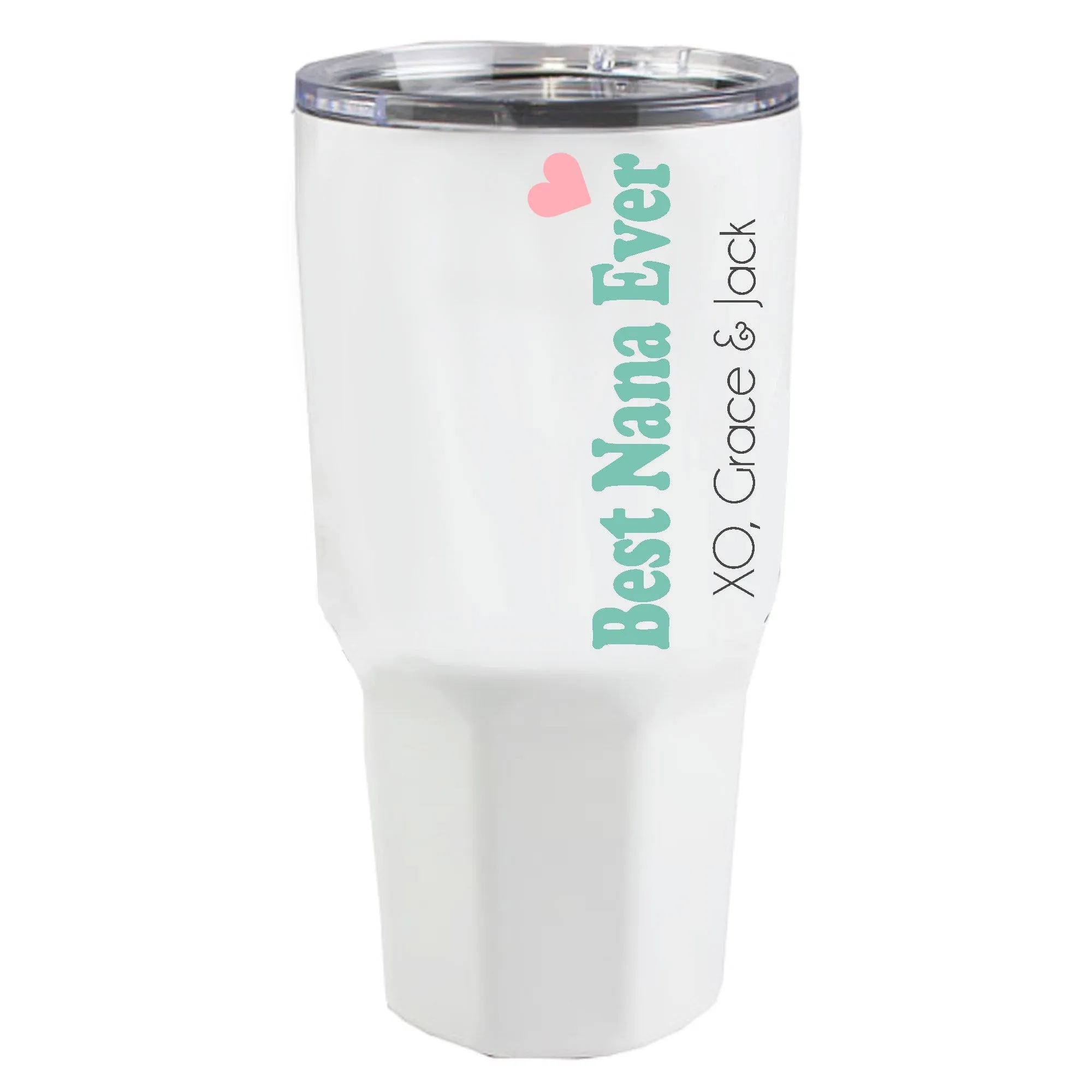 Pink Heart Tumbler