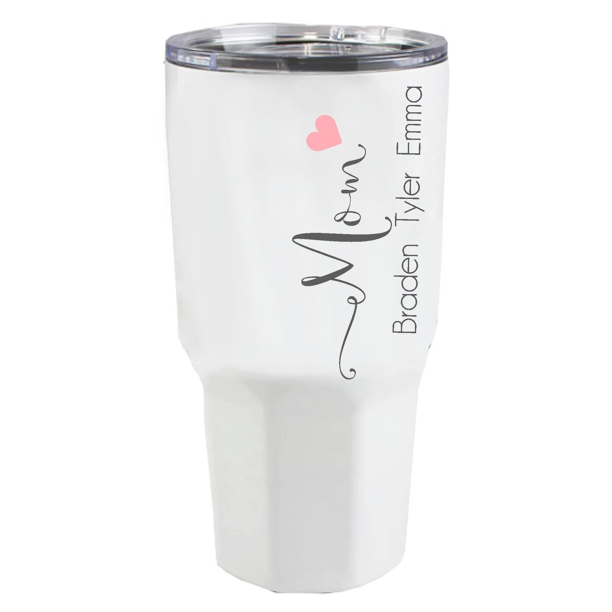 Pink Heart Tumbler