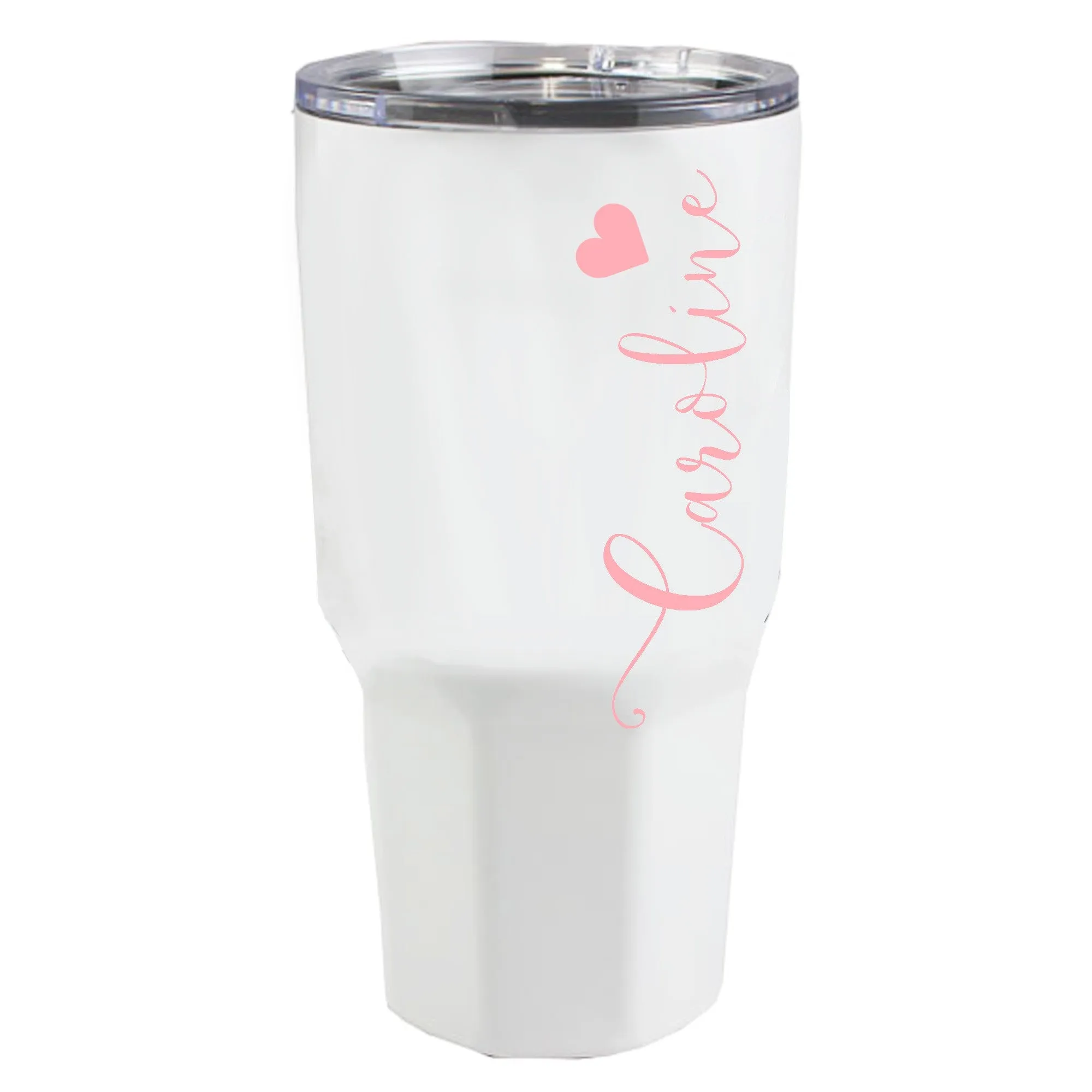 Pink Heart Tumbler