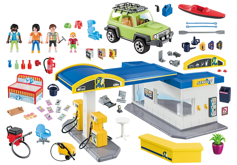 Playmobil City Life Fuel Station