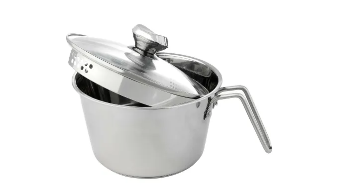 PRICE DROP: Wolfgang Puck 12-Cup Stainless Steel Pot with Colander Lid Model 695-303 - Ships Quick!