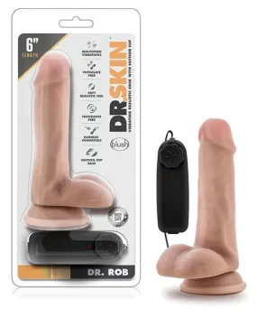 "Blush Dr. Skin Dr. Rob 6"" Cock W/suction Cup"