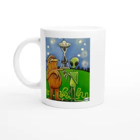 "Sasquatch Meets Alien in Seattle" Mug