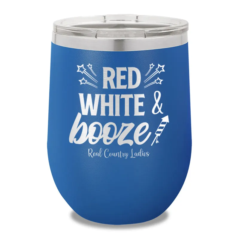 Red White And Booze 12oz Stemless Wine Cup