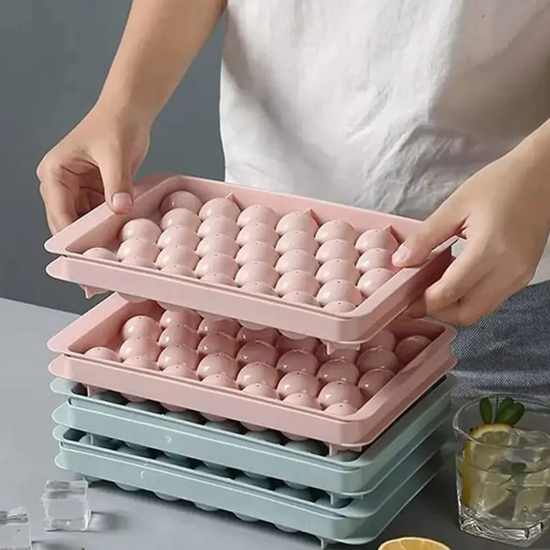 Round Ice Balls Maker Tray [BPA Free Plastic] | Cool Kitchen Items