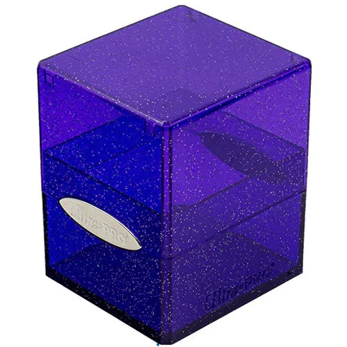 Satin Cube - Glitter Purple