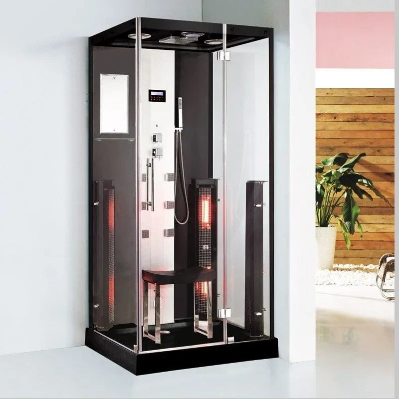 Sauna Hammam BOREAL® COMBI INFRASTEAM 100 SHOWER - HAMMAM   FULL SPECTRUM INFRARED - MK51560086