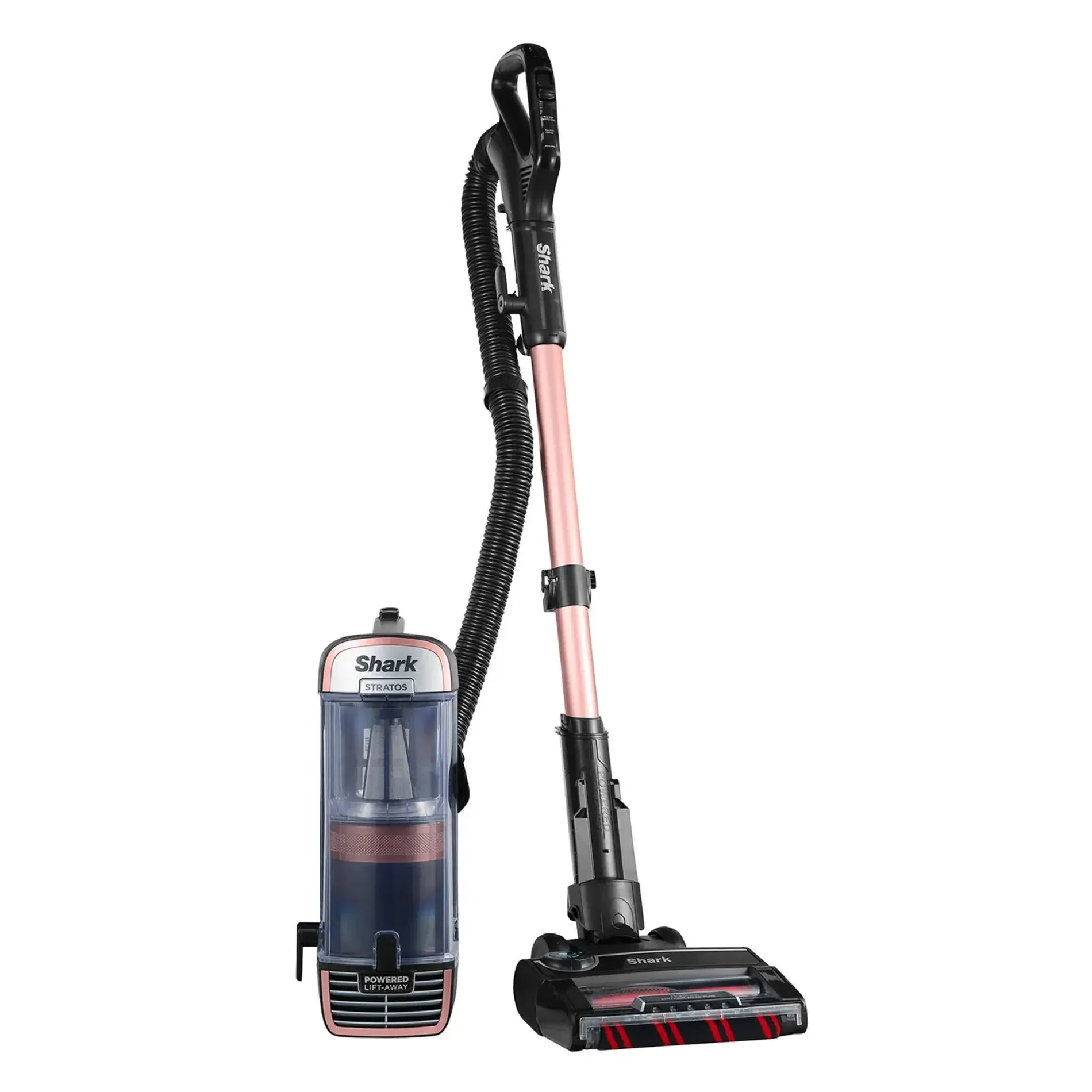 Shark NZ860UKT Stratos Anti hair Wrap Plus Upright Vacuum Cleaner - Rose Gold