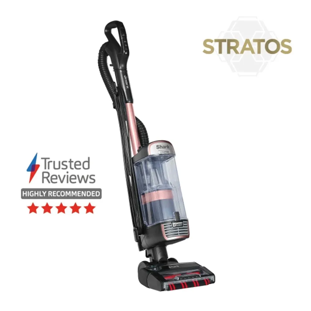 Shark NZ860UKT Stratos Anti hair Wrap Plus Upright Vacuum Cleaner - Rose Gold