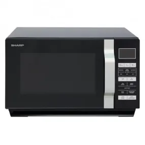 Sharp 23L Solo Flat Tray Freestanding Microwave - Black | R360KM