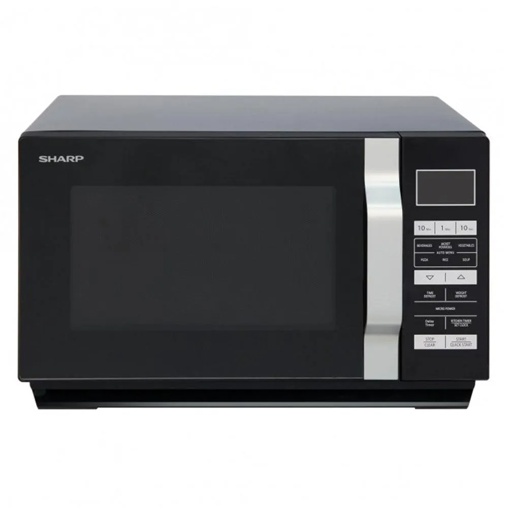 Sharp 23L Solo Flat Tray Freestanding Microwave - Black | R360KM