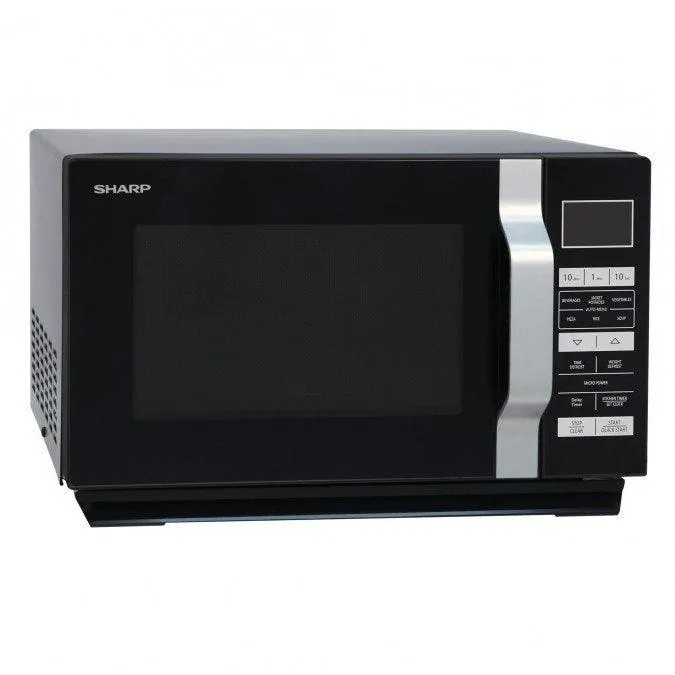 Sharp 23L Solo Flat Tray Freestanding Microwave - Black | R360KM