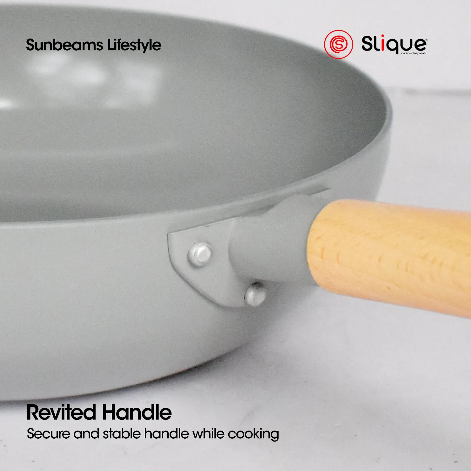 SLIQUE Premium Wok Pan 24cm/28cm Minimal Collection