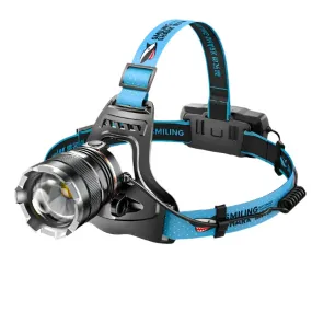 Smiling Shark K225 Powerful Headlamp XHP70 Sensor Headlight Rechargeable Waterproof Head Flashlight for Outdoor Camping Working