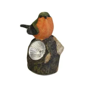 Solar Light - Orange-Green Bird