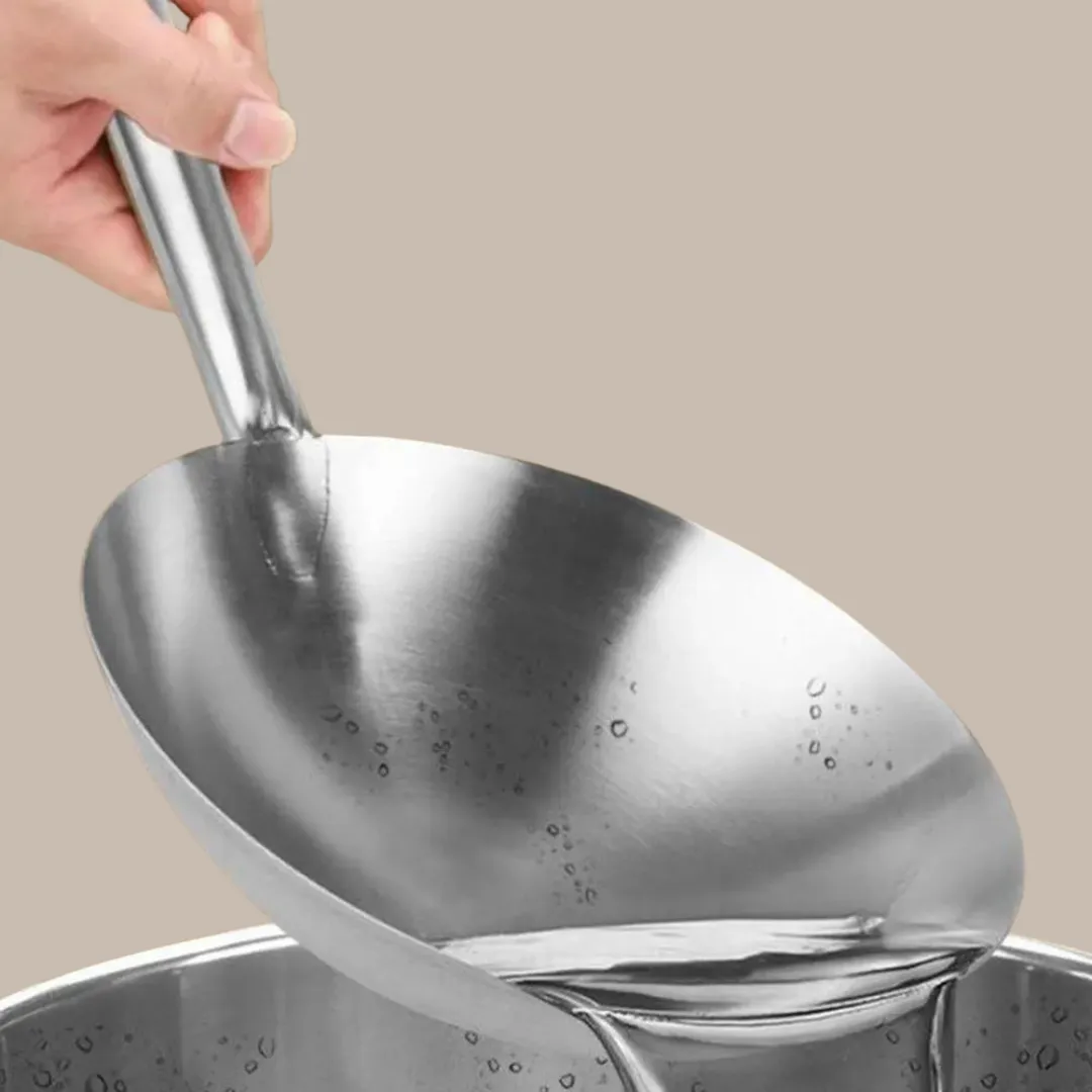 Stainless Steel Wok Pan