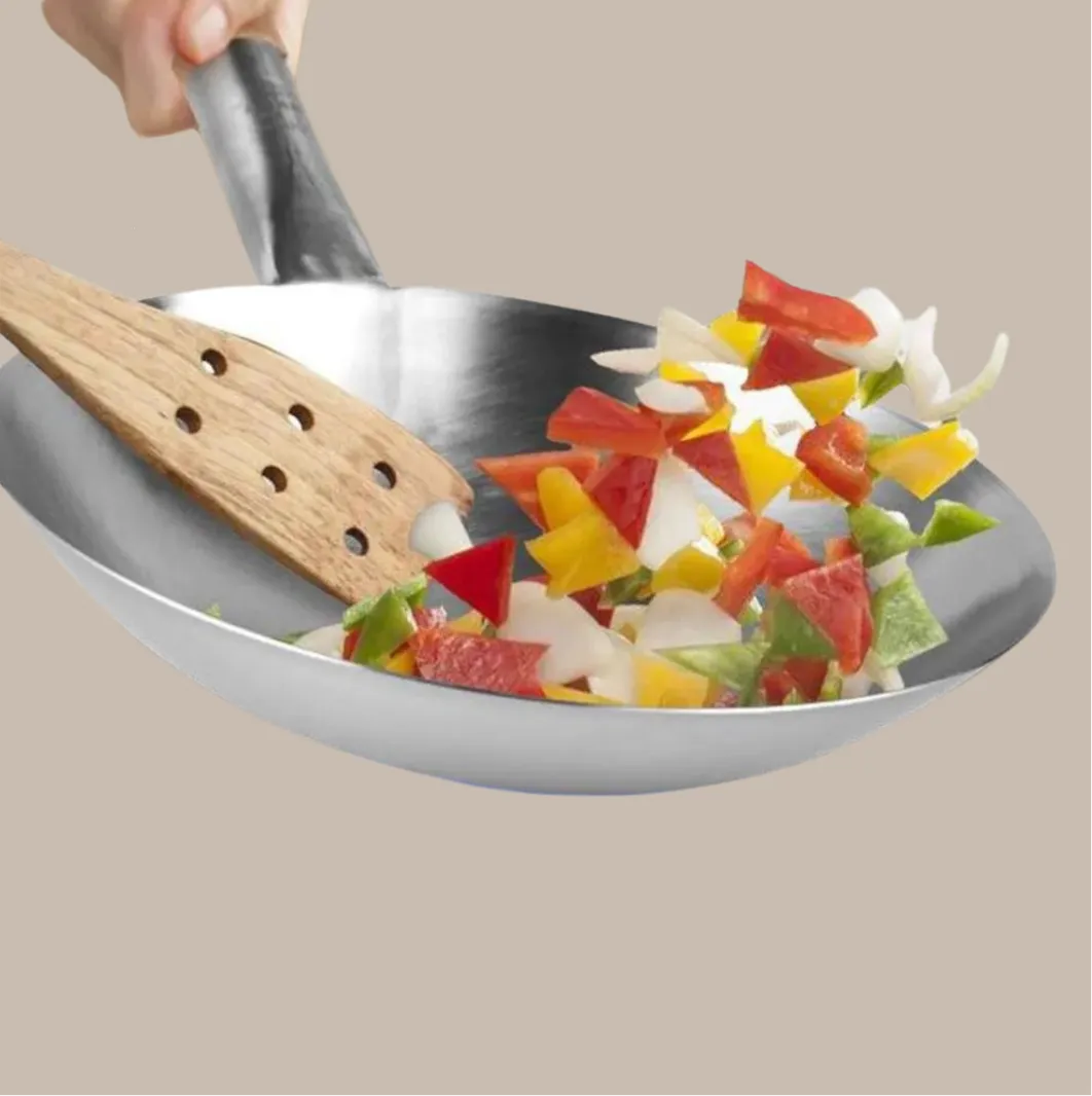 Stainless Steel Wok Pan