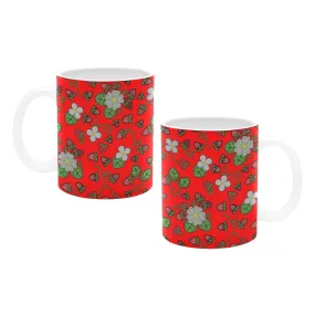 Strawberry Dreams Fire White Mug(11OZ)