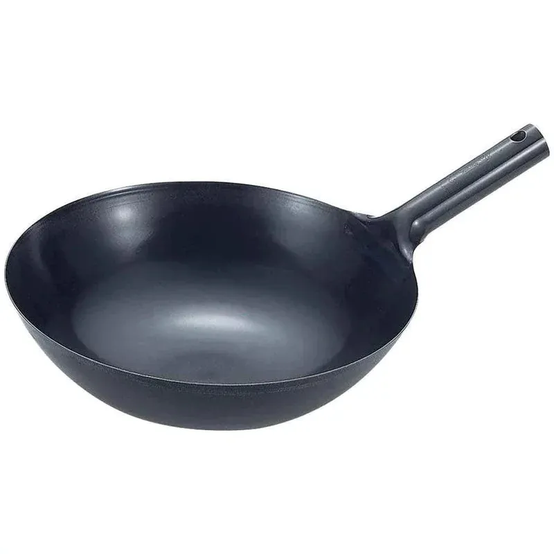 Summit Round Bottom Japanese Wok with Handle (1.2mm)