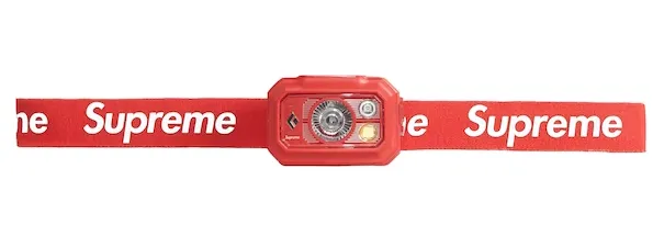 Supreme Black Diamond Storm 400 Headlamp Red