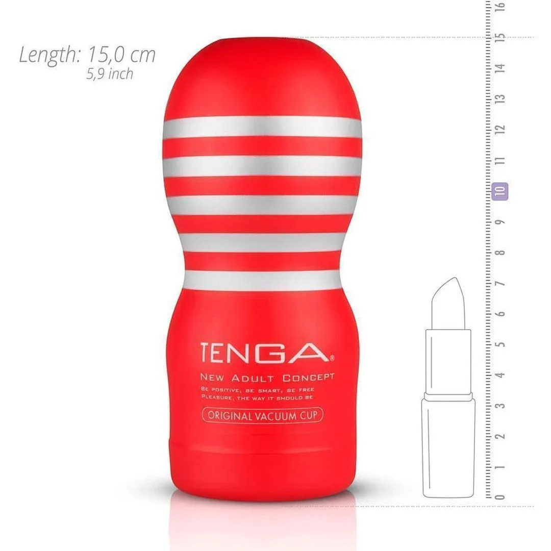 TENGA Original Men's Masturbator Vacuum Cup with Deep Throat Suction