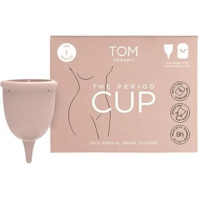 TOM ORGANIC The Period Menstrual Cup - Size 1 Regular