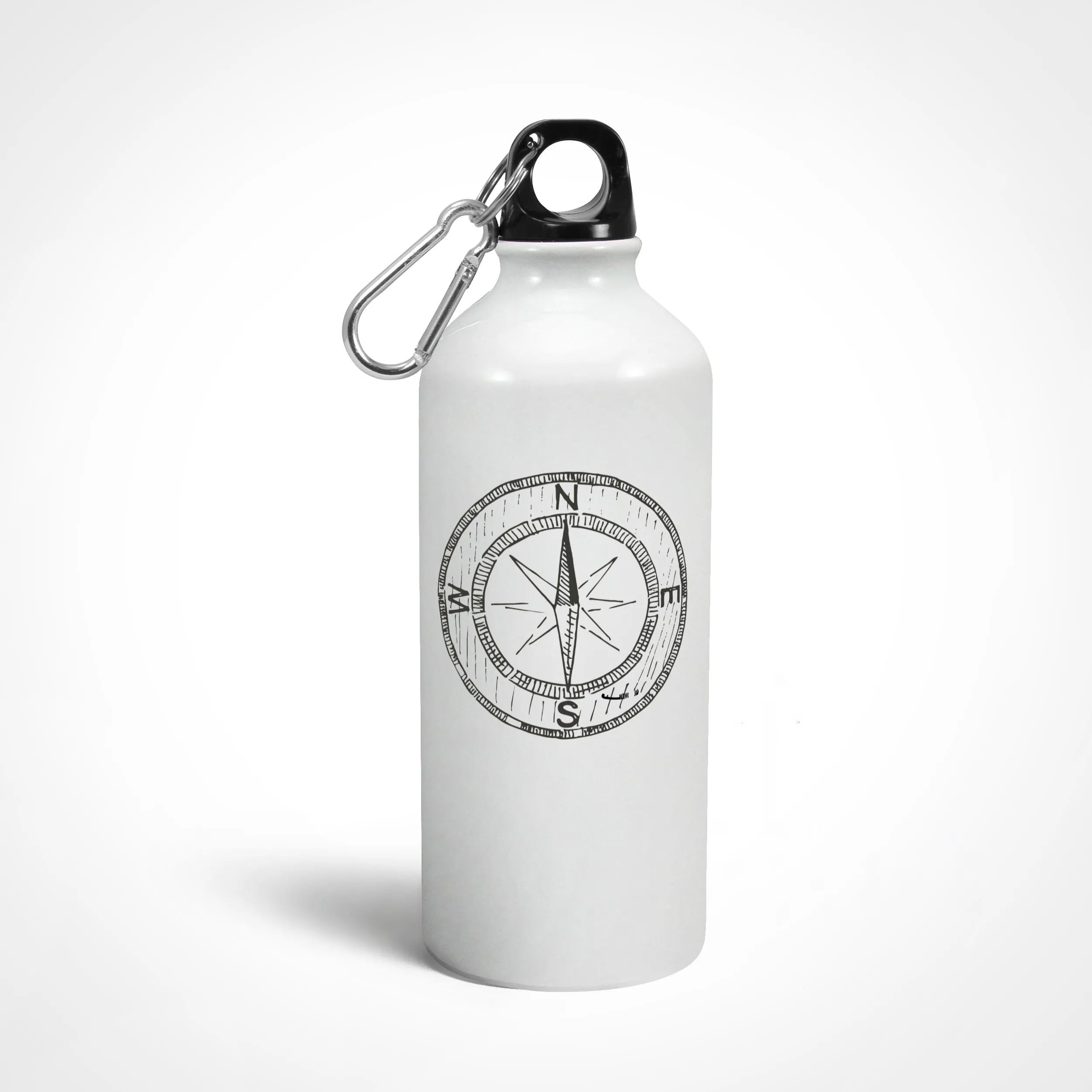 Traveler's Compass - Stainless Steel Water Bottle - 600 ml 750 ml