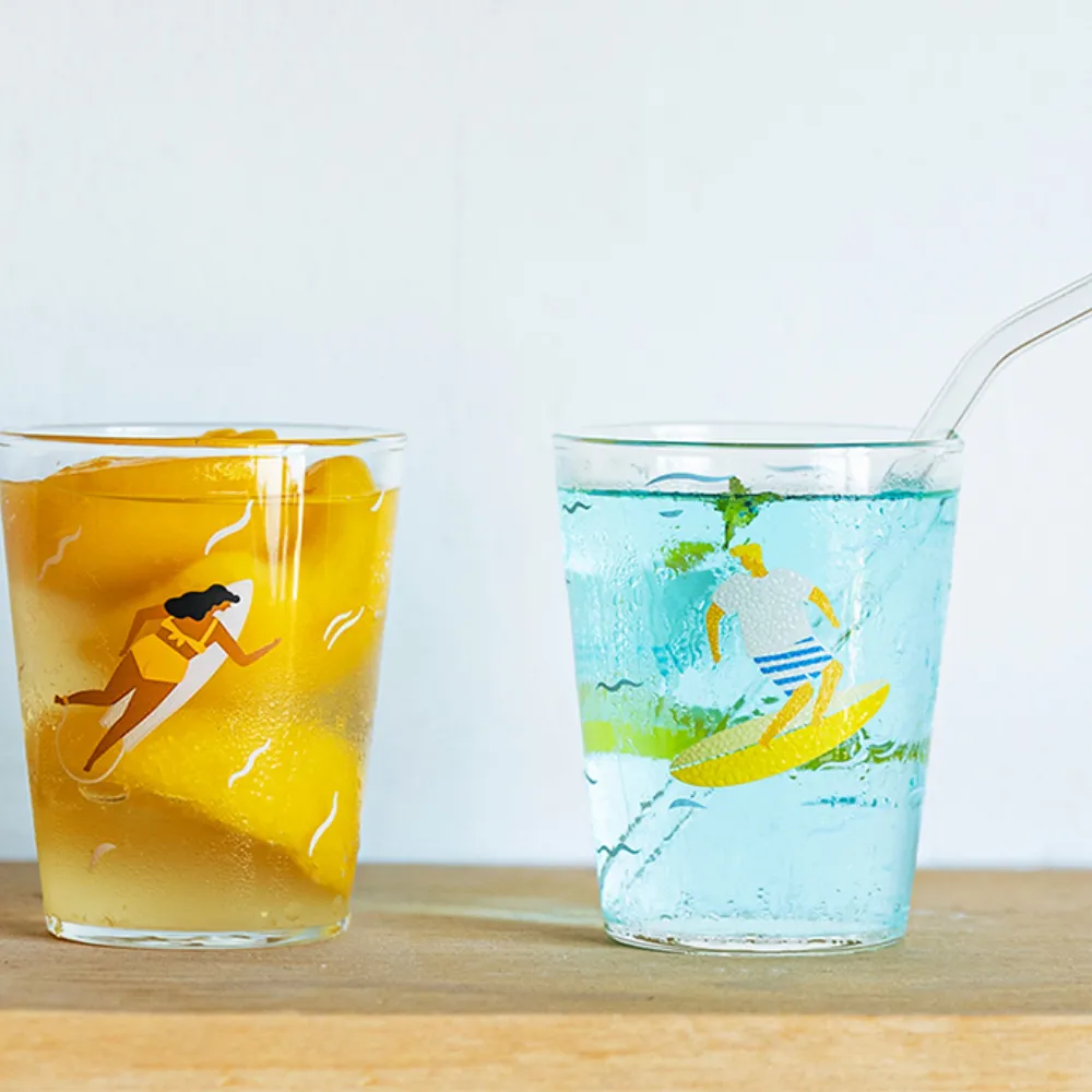 Tropical Glass Cups