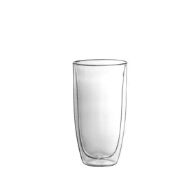 Trudeau 17 Oz. 2-Piece Caffe Double Wall High Ball Glasses - 490016500