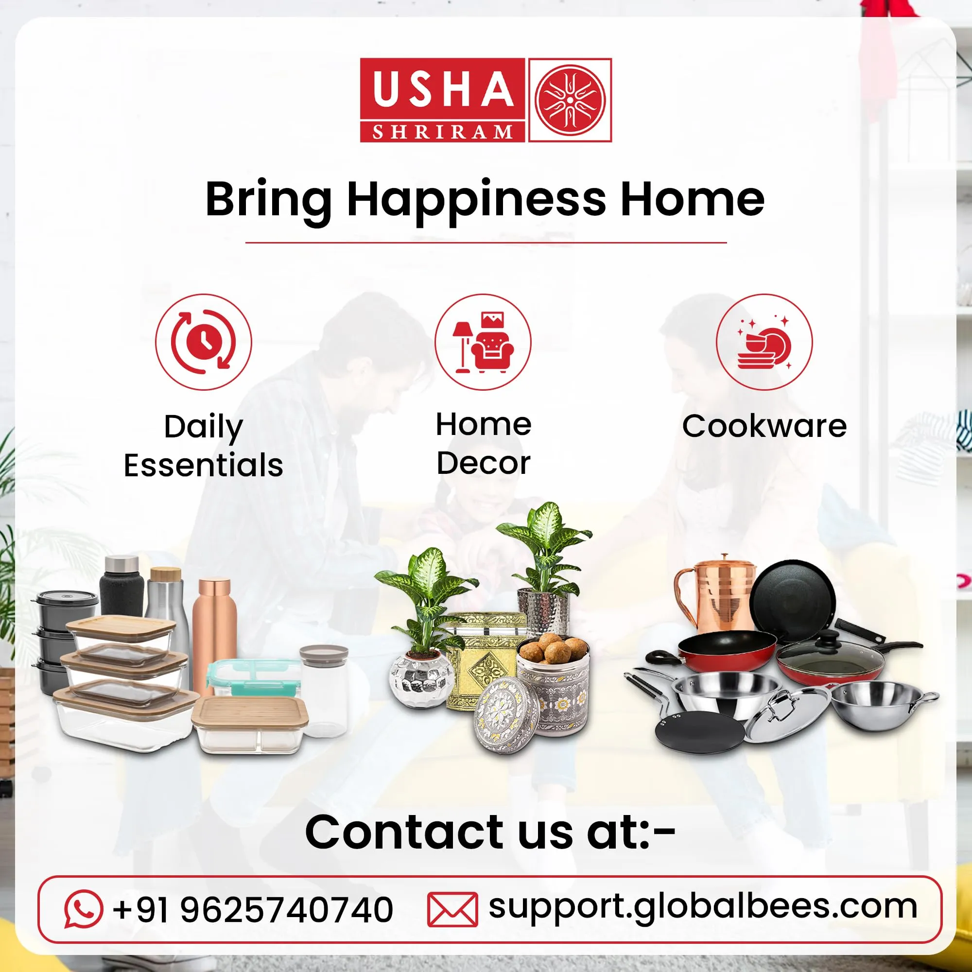 USHA SHRIRAM Borosilicate Baking Tray With Bamboo Lid (900ml)| Baking Dish For Microwave Oven | Microwave Oven Safe Baking| Baking Pan | Bake & Serve Dish | Rectangular Loaf Baking Dish (Dark Brown)