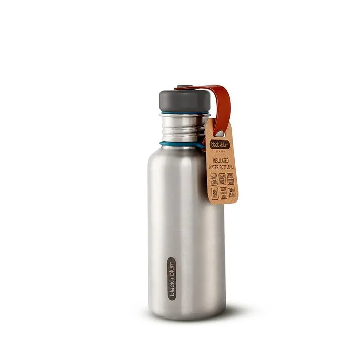 Water bottle from stainless steel in Ocean blue