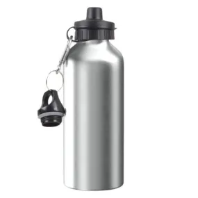 Water Bottles - Two Lids - 600ml - Silver