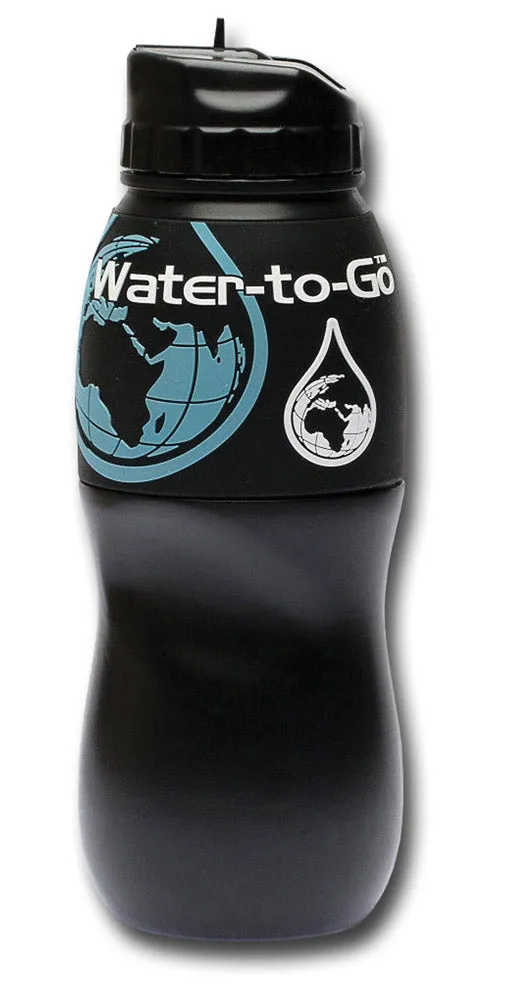 WATER TO GO BOTTLE - BLACK